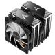 19. Jonsbo CR-2000GT CPU cooler with radiator and 12 cm fan, black, 1 pc.