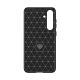2. Case for Carbon Case Samsung Galaxy S24+ flexible silicone carbon cover - black