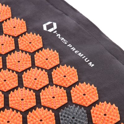 9. HMS AKM01 Premium Acupressure Mat, Black, Set with Pillow