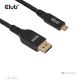 2. CLUB3D CAC-1563 2m USB Type-C DisplayPort Cable Adapter Black