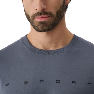 4. Men’s T-shirt 4F M3575 Anthracite 4FWAW26TTSHM3575 22S