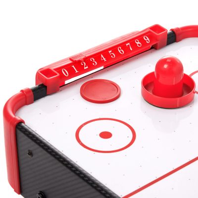 4. Meteor air hockey table black/red