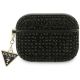 Guess Rhinestone Triangle Charm Case for AirPods Pro 3 - Black