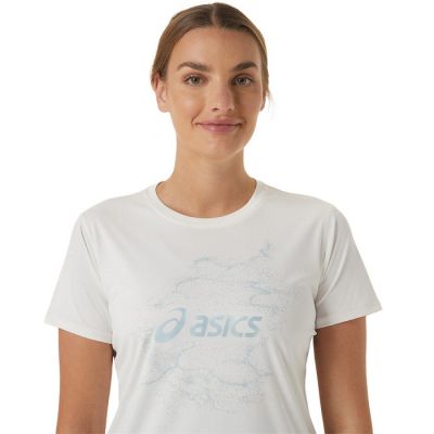 5. Asics Nagino Graphic Run SS Top W 2012C752-100