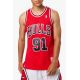2. Mitchell &amp; Ness Chicago Bulls NBA Dennis Rodman T-shirt M SMJYGS18154-CBUSCAR97DRD
