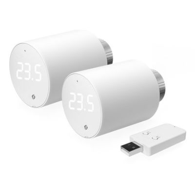 Shelly TRV Intelligent WiFi/BT Thermostatic Head, 2 pieces
