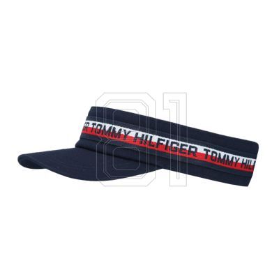 7. Tommy Hilfiger Corporate Logo Tape Visor Jr AU0AU00925