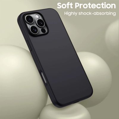 2. Tech-Protect Silicone MagSafe iPhone 16 Pro Case - Black