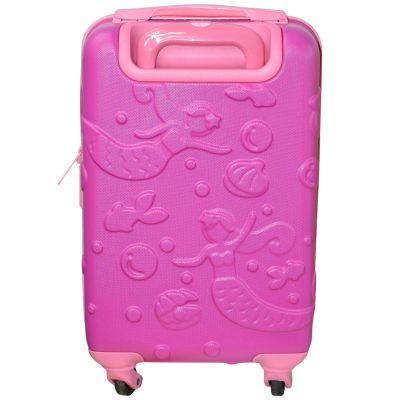 11. PROWORLD KID CABIN TRAVEL SUITCASE 18 INCH - PINK (MERMAID)