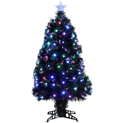 5. DECORATIVE FIBER OPTIC CHRISTMAS TREE MULTICOLOR 90CM LUCA