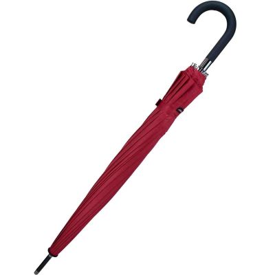 4. Long semi-automatic umbrella with 16 ribs, red, SEMI LINE