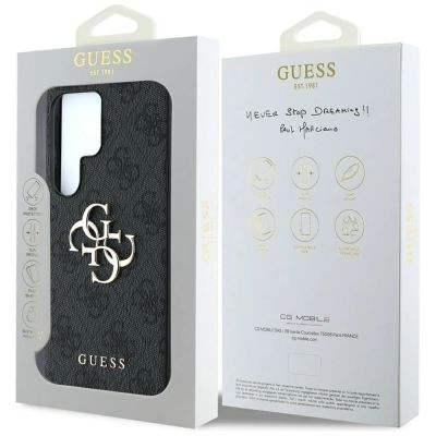 8. Guess Big 4G Logo Classic Logo Case for Samsung Galaxy S25 Ultra Black