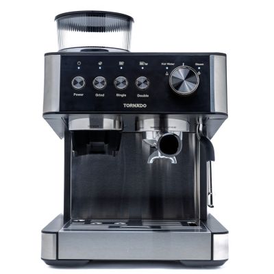 17. ELDOM PRESSURE ESPRESSO MACHINE ECK1 1300W 20 BAR, MILK TANK, 6 AUTOMATIC PROGRAMS, 2 MANUAL PROGRAMS