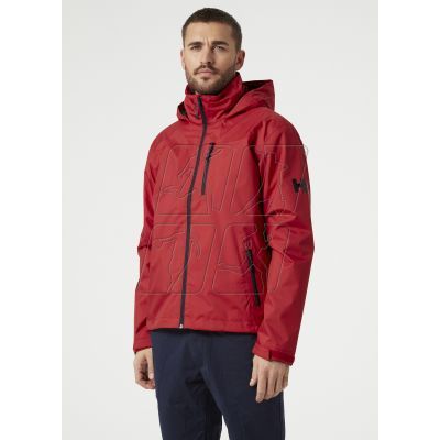 14. Helly Hansen Crew Hooded Midlayer Jacket M 33874 162