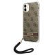 2. Guess GUOHCN61H4STW iPhone 11 brown/brown hardcase 4G Print Strap