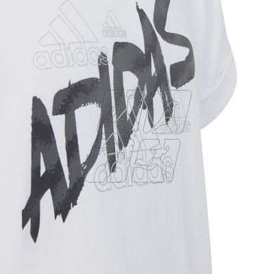 8. T-shirt adidas Dance Knotted Tee Jr. HR5818