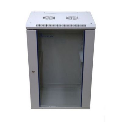 8. Extralink - 19" 18U 600x450 Gray Wall Mounted Cabinet