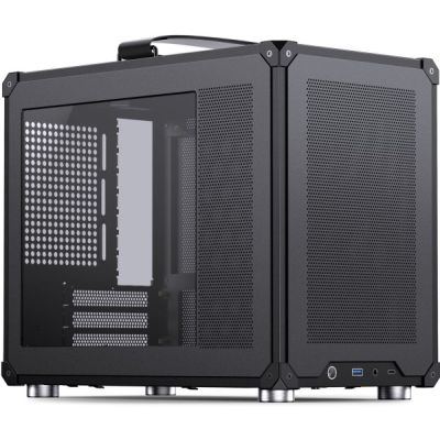 Jonsbo C6 MAX PC Case, Mini Case, Micro-ATX, Tempered Glass -