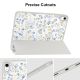 6. Tech-Protect SC Pen Case for iPad 10.9" 2022 (10th gen.) / 11" 2025 (11th gen.) - Daisies with Leaves