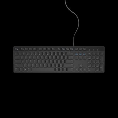 Dell KB216 580-ADHK_1017806533983 Keyboard (Membrane; USB; (EU), (US); Black)