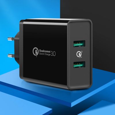 2. Ugreen charger 2xUSB-A 36W QC3.0 black (CD161)