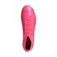 4. Adidas F50 Hyperfast League Mid FG football boots pink KJ6714