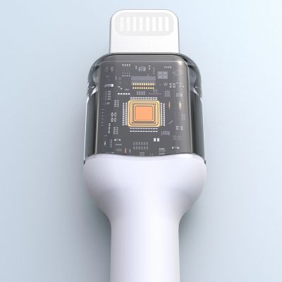 6. Dudao L9X 30W USB-C - Lightning Cable 1m - White