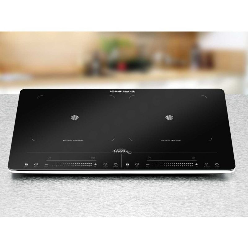 2. Rommelsbacher CT 3420/IN induction hob, black, 56cm, 2 zones