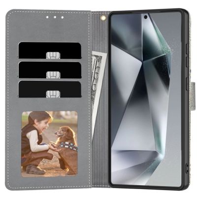 2. Tech-Protect Wallet Case for Samsung Galaxy A26 5G / A17 4G / 5G - Daisies with Leaves