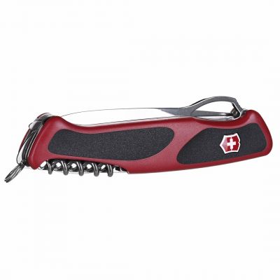 7. Victorinox RangerGrip 79 Pocket Knife, 12 Functions, 130 mm, Red-Black