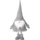 6. SANTA CLAUS ON TELESCOPIC LEGS 30X18X100CM SILVER