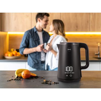 15. ELDOM CORDLESS KETTLE C515C 1.8 L 2000W BLACK 5 PROGRAMS 45, 55, 70, 85, 100°C, KEEP TEMPERATURE