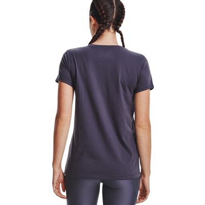 4. Under Armour Women's Live Sportstyle Graphic SSC T-Shirt Purple 1356305 558