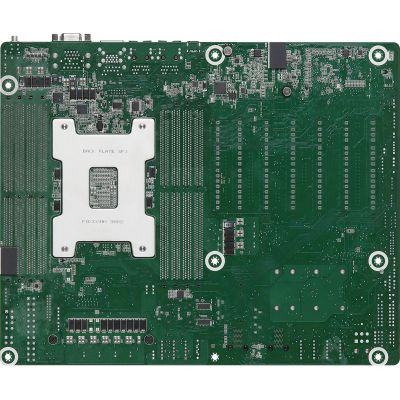 7. ASRock ROMED8-2T Motherboard 1x SP3 AMD Epyc 7000 SoC (SATA, NVMe, 2xM.2, 2x10GbE, IPMI)