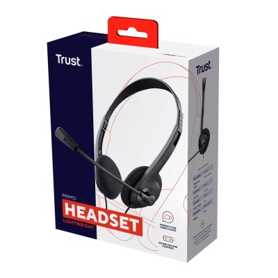 8. Trust Primo 21665 headphones (black)