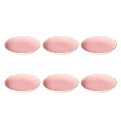 ROSE&TULIPANI CONCERTO FUSE ROSA Set of 6 soup plates 21 cm