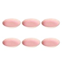 ROSE&TULIPANI CONCERTO FUSE ROSA Set of 6 soup plates 21 cm