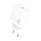 Dudao A26 PD20W GaN USB-C Charger - White