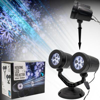 5. DOUBLE LED PROJECTOR SNOWFLAKES