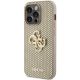 2. Guess Perforated 4G Glitter case for iPhone 15 Pro - gold