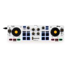 Hercules DJControl Control MIX Bluetooth Pour Smartphone et tablettes Android e 2 chan. Black, White, Yellow