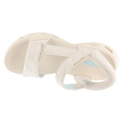 3. Skechers Slip-Ins: GO Walk Glide-Step 2.0 Sandal – Cozy Fit Jada 141276-NAT, Beige, 36