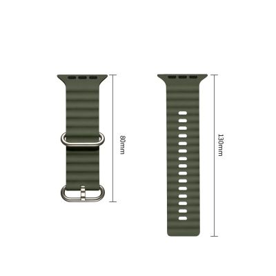 3. Tech-Protect Iconband Pro for Apple Watch 44/45/46/49mm - Green