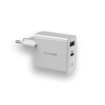 RealPower 352262 Mobile Charger Universal White AC Fast Charging Internal