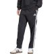 Men's adidas Essentials 3-Stripes Stanford Open Hem Pants Black JC8491