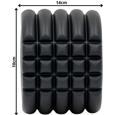 10. BLACK EXERCISE ROLLER 14x10CM ENERO FIT