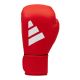 17. Adidas SPEED 175 leather boxing gloves red