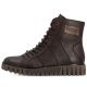 3. Women's brown leather platform ankle boots Rieker Y3421-26