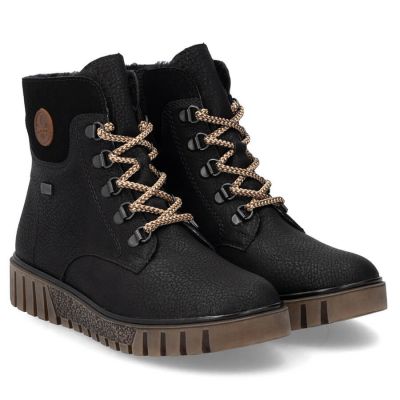 13. Waterproof black women's hiking ankle boots Rieker Y3433-00