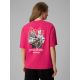 2. Women's loose T-shirt with print 4F 4FRSS26TTSHF3706-53S